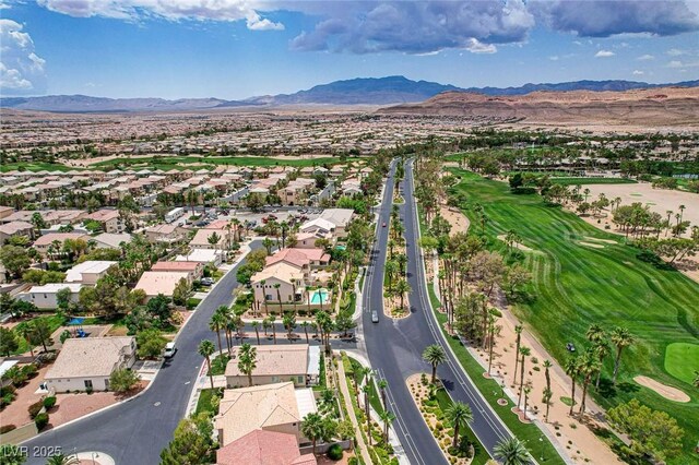 301 Lakewood Garden Dr, Las Vegas, NV 89148 - view of property location with mountains, nearby suburban area, and a golf course