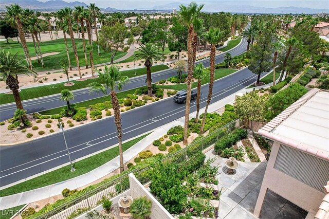 301 Lakewood Garden Dr, Las Vegas, NV 89148 - bird's eye view of a mountainous background