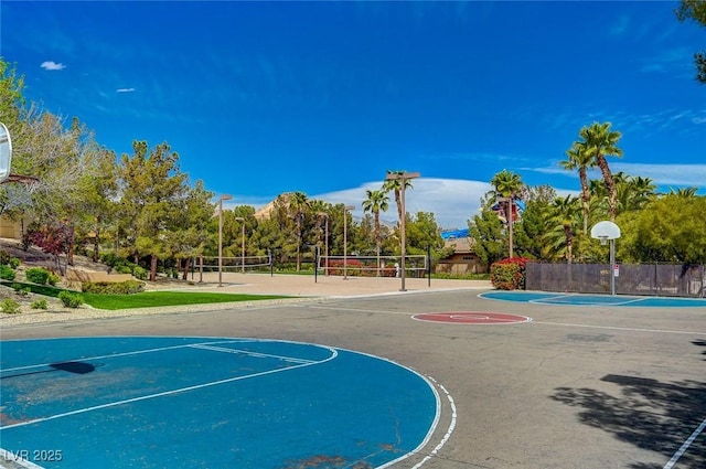 301 Lakewood Garden Dr, Las Vegas, NV 89148 - view of sport court with volleyball court and community basketball court