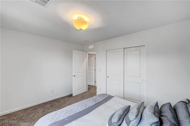 7756 Seville Estates Ct, Las Vegas, NV 89113 - bedroom featuring carpet, baseboards, and a closet