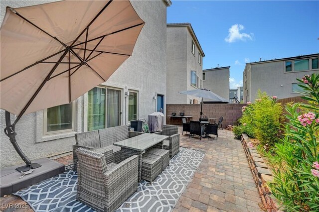7756 Seville Estates Ct, Las Vegas, NV 89113 - view of patio with outdoor dining space