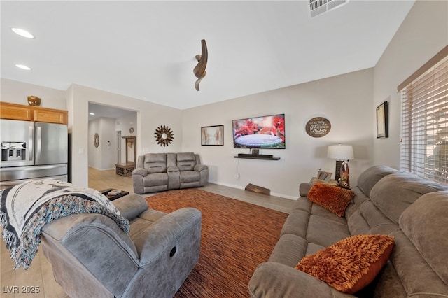 5375 E Ln Campana Dr, Pahrump, NV 89061 - living room with recessed lighting and baseboards