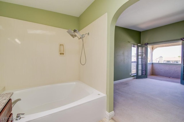2212 Sunfish Dr Unit C, Henderson, NV 89014 - full bath with vanity, bathtub / shower combination, and baseboards