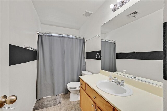 9105 White Eyes Ave, Las Vegas, NV 89143 - bathroom featuring vanity and a shower with curtain