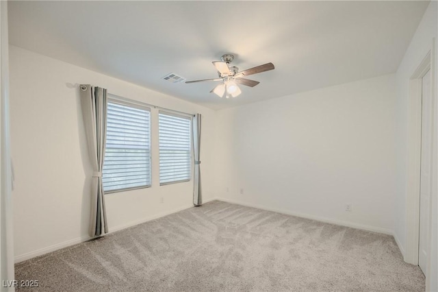 6403 Ava Ridge Ave, Las Vegas, NV 89141 - spare room with a ceiling fan, carpet flooring, and baseboards