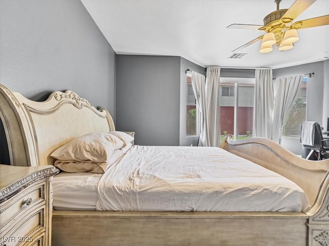 6639 Tranquil Seas Ct, Las Vegas, NV 89139 - bedroom with a ceiling fan
