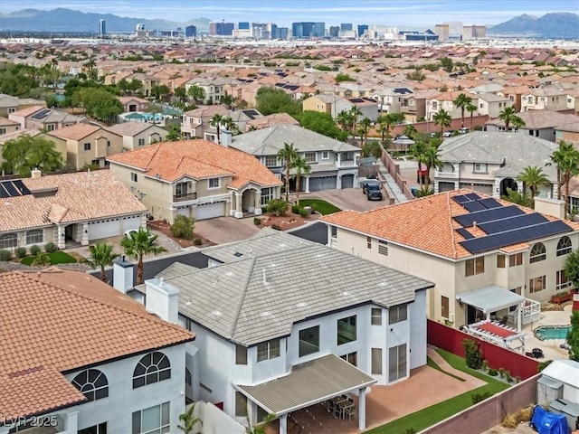 6639 Tranquil Seas Ct, Las Vegas, NV 89139 - aerial perspective of suburban area featuring a mountain backdrop