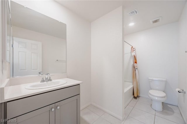 5927 Coja St, Las Vegas, NV 89113 - full bath featuring vanity, toilet, tile patterned floors, and baseboards