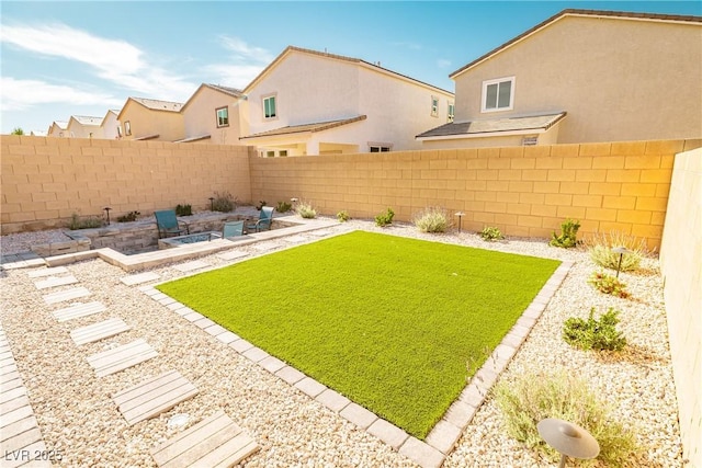 9934 Iron Creek Ave, Las Vegas, NV 89178 - view of yard featuring a patio area