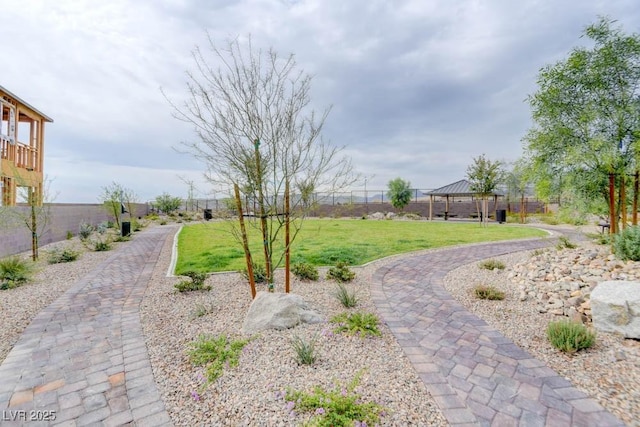 11840 Pelican Butte Ave, Las Vegas, NV 89138 - view of yard with a gazebo