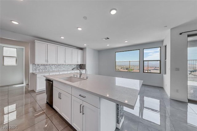1038 Delbrook Ave, Henderson, NV 89012 - kitchen with a sink, stainless steel dishwasher, healthy amount of natural light, and recessed lighting
