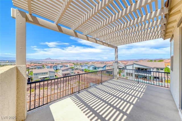 1038 Delbrook Ave, Henderson, NV 89012 - balcony with a residential view and a pergola