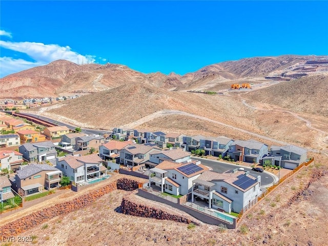 1038 Delbrook Ave, Henderson, NV 89012 - aerial perspective of suburban area featuring mountains