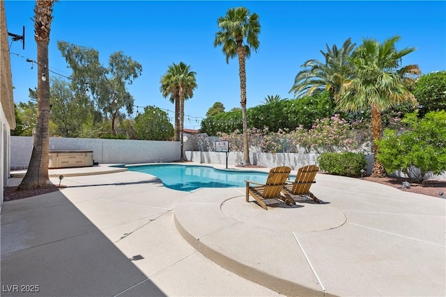 2250 Bowie Cir, Henderson, NV 89014 - view of swimming pool with a patio and a fenced backyard
