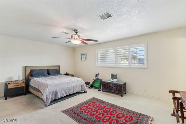1912 Parkchester Dr, Las Vegas, NV 89108 - carpeted bedroom with ceiling fan and baseboards