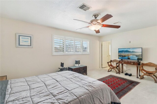 1912 Parkchester Dr, Las Vegas, NV 89108 - bedroom with carpet and ceiling fan