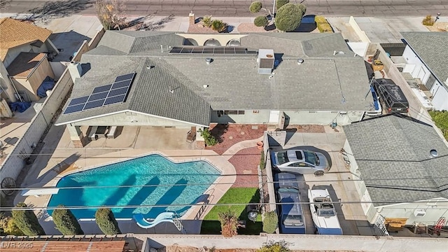 1912 Parkchester Dr, Las Vegas, NV 89108 - aerial view of a pool area