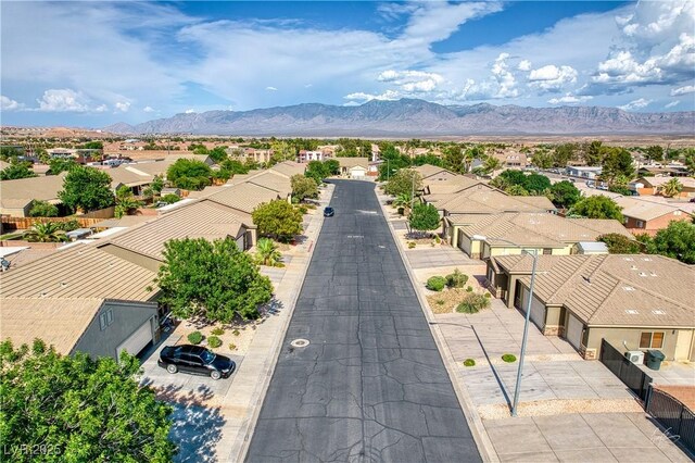 854 Santa Maria Way, Mesquite, NV 89027 - aerial view of residential area featuring a mountain backdrop