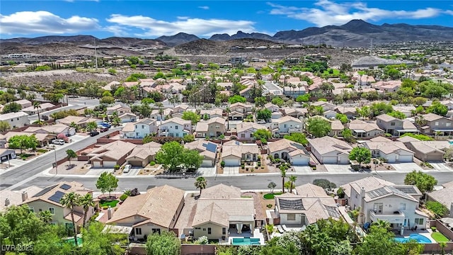 2558 Wiltshire Ave, Henderson, NV 89052 - aerial perspective of suburban area featuring mountains