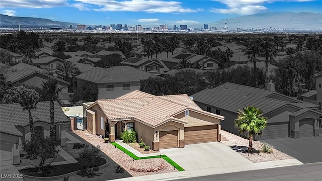 2558 Wiltshire Ave, Henderson, NV 89052 - drone / aerial view of city skyline and mountains