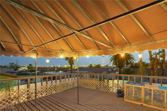 1251 Los Meadows Dr, Las Vegas, NV 89110 - view of wooden deck