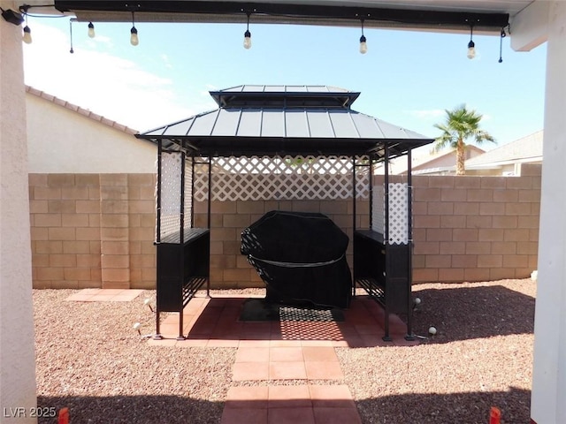 2905 Shimmering Bay St, Laughlin, NV 89029 - view of patio / terrace featuring a gazebo and area for grilling