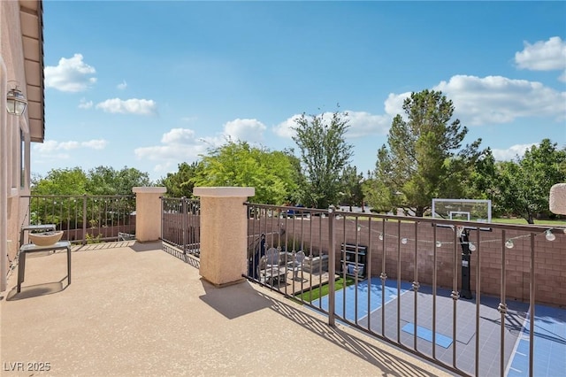 10329 Walworth Ave, Las Vegas, NV 89166 - view of patio / terrace featuring a balcony