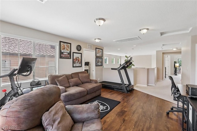 10329 Walworth Ave, Las Vegas, NV 89166 - living room featuring wood finished floors, plenty of natural light, and baseboards