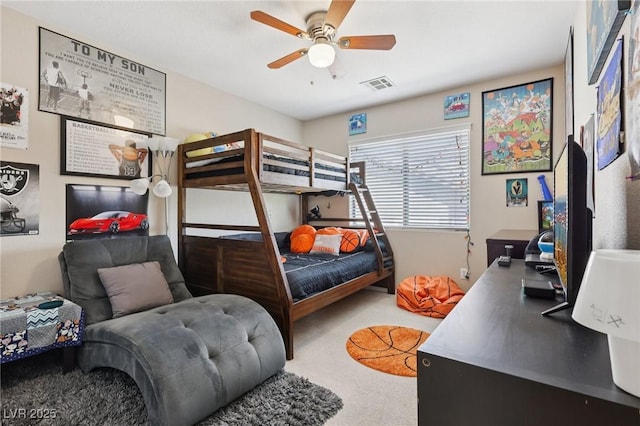 10329 Walworth Ave, Las Vegas, NV 89166 - bedroom featuring carpet flooring and ceiling fan