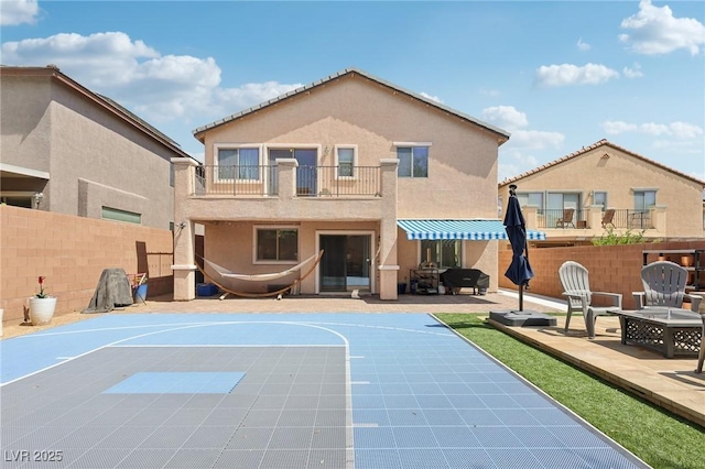 10329 Walworth Ave, Las Vegas, NV 89166 - view of sport court with basketball hoop