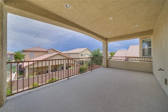 9792 Crescent Lodge Ct, Las Vegas, NV 89178 - view of patio / terrace featuring a balcony