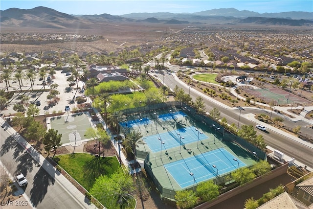 2749 Liberation Dr, Henderson, NV 89044 - aerial perspective of suburban area with a mountainous background