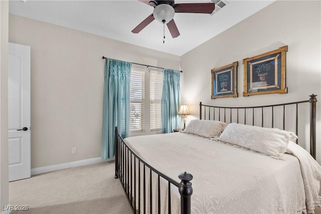 2749 Liberation Dr, Henderson, NV 89044 - carpeted bedroom with baseboards and ceiling fan