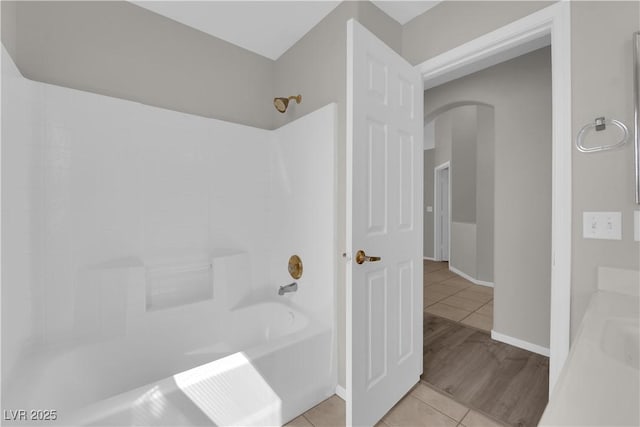3228 Jumping Hills Ave, Henderson, NV 89052 - bathroom featuring tile patterned flooring and  shower combination