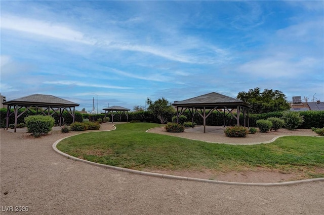 573 Sellers Pl, Henderson, NV 89011 - view of property's community featuring a gazebo and a lawn