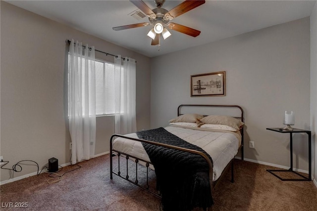 573 Sellers Pl, Henderson, NV 89011 - carpeted bedroom featuring baseboards and ceiling fan