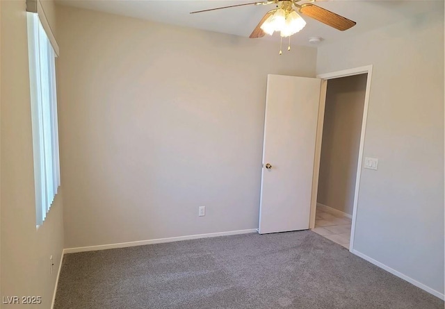 4718 Victoria Garden Ave, North Las Vegas, NV 89031 - empty room with carpet, ceiling fan, and baseboards
