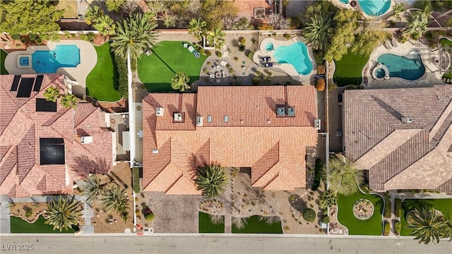 3236 Cliff Sieler Ct, Las Vegas, NV 89117 - aerial view of a pool
