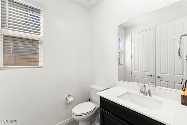 767 Tallgrass St, Las Vegas, NV 89138 - bathroom with toilet, vanity, and baseboards