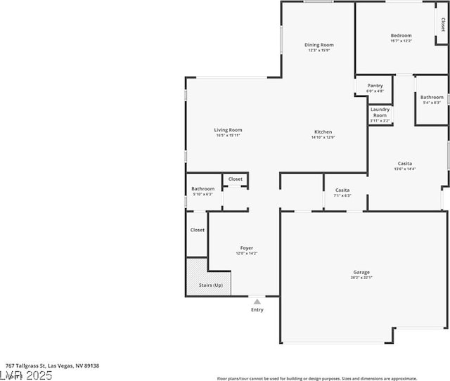 767 Tallgrass St, Las Vegas, NV 89138 - floor plan / room layout