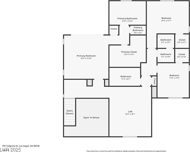 767 Tallgrass St, Las Vegas, NV 89138 - room layout