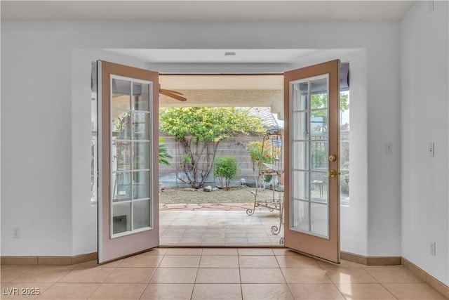 6405 Break Point Ave, Las Vegas, NV 89130 - entryway featuring tile patterned floors and baseboards