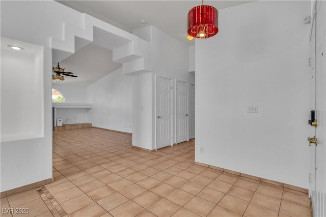 6405 Break Point Ave, Las Vegas, NV 89130 - spare room featuring ceiling fan and baseboards