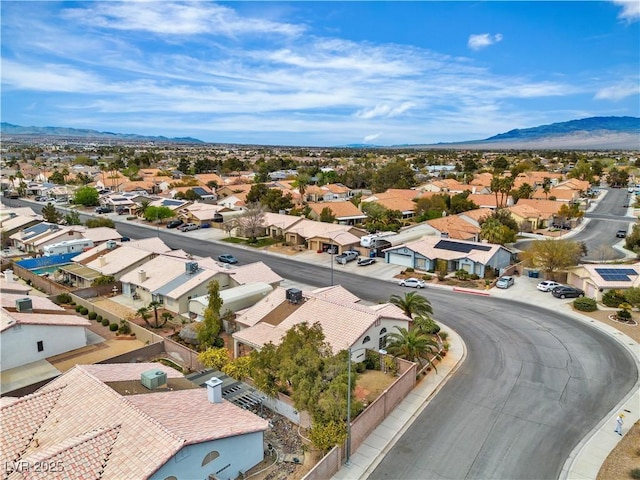 6405 Break Point Ave, Las Vegas, NV 89130 - aerial perspective of suburban area featuring a mountain backdrop