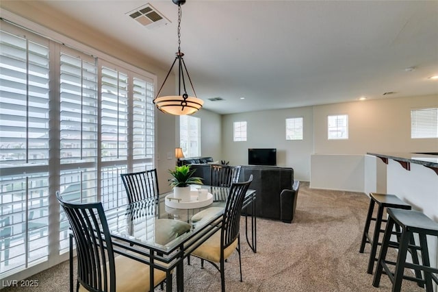 1370 Crystal Hill Ln Unit 3, Henderson, NV 89012 - dining area with carpet floors
