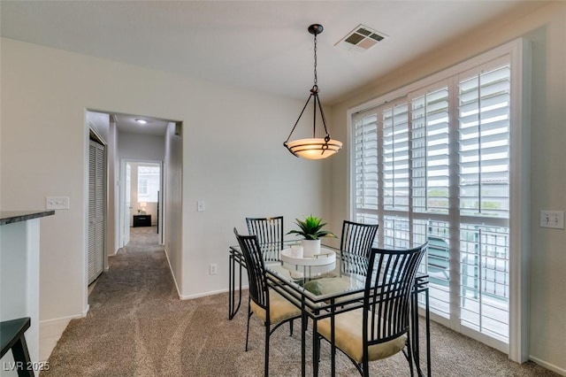 1370 Crystal Hill Ln Unit 3, Henderson, NV 89012 - dining space with light colored carpet