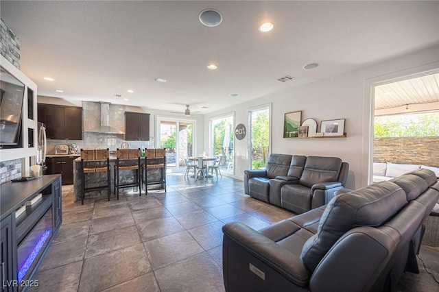 340 Autumn Palace Ct, Las Vegas, NV 89144 - living area featuring recessed lighting