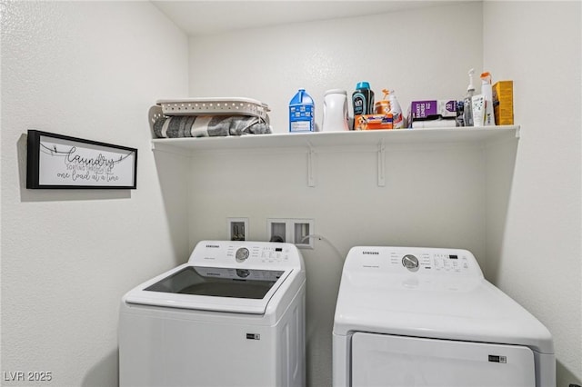 6807 Satin Silver Ct, North Las Vegas, NV 89086 - washroom with separate washer and dryer