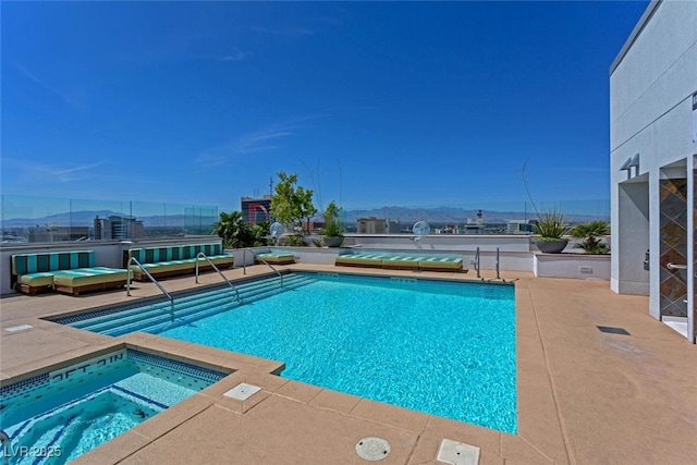 150 Las Vegas Blvd Unit 1004, Las Vegas, NV 89101 - community pool featuring a hot tub and a patio