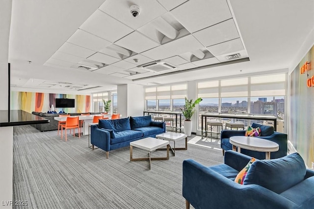 150 Las Vegas Blvd Unit 1004, Las Vegas, NV 89101 - lobby with a surveillance system, a wall of windows, and a view of city